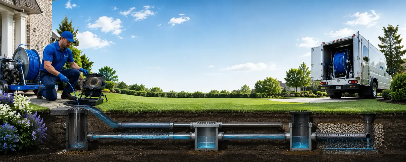Outdoor drain cleaning information for Helena, OH